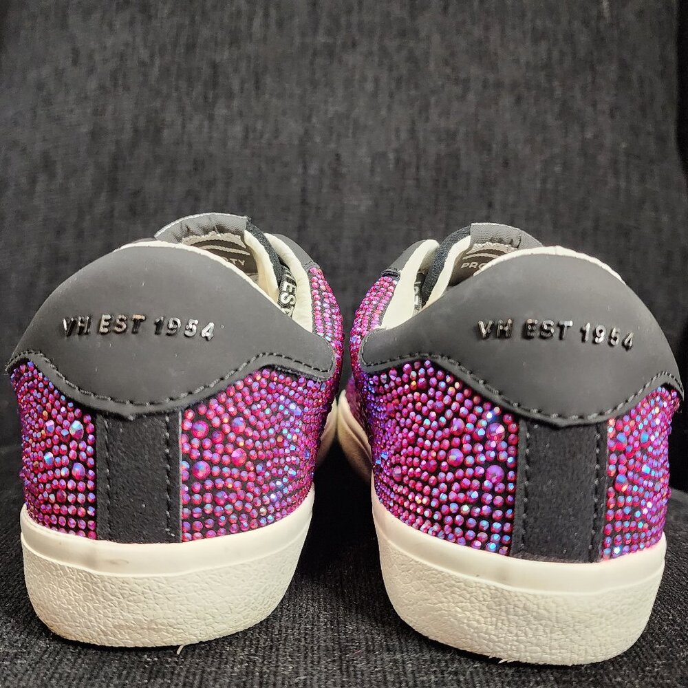 Vintage Havana Bamba Wild Black & Pink Sneakers - Woman's Size 8 - Picture 6 of 12